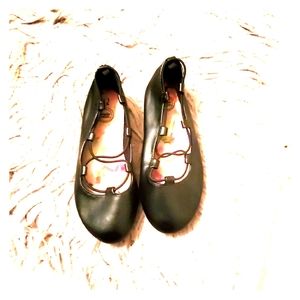 Girls strap flats